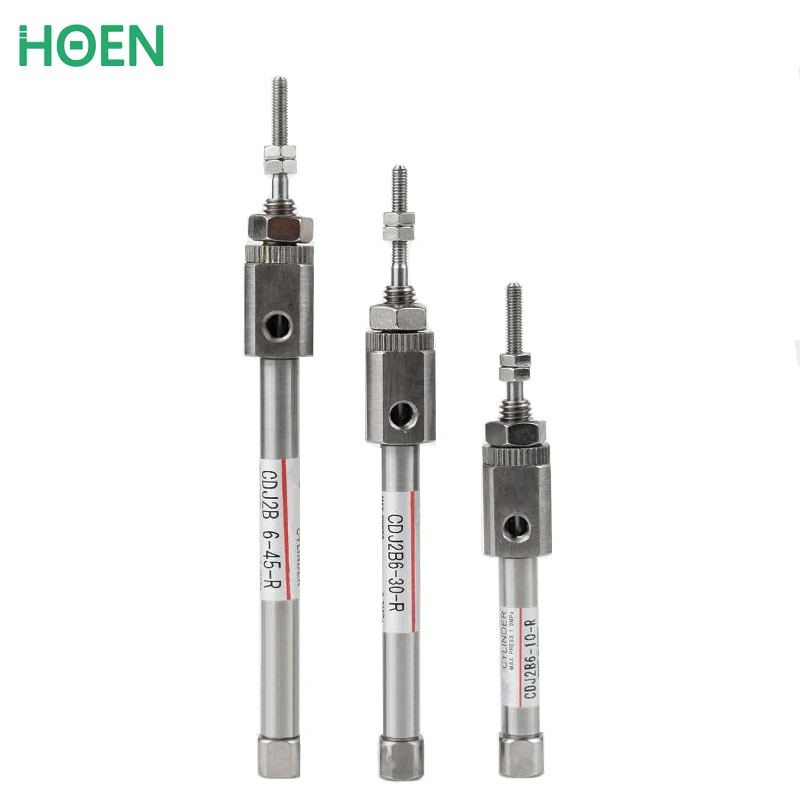 SMC type mini Air Cylinder CDJ2B6 double action Singe Acting Axial Pneumatic Bore 6 mm Stroke 5mm CDJ2B6-5R CDJ2B6-10SR CDJ2B |