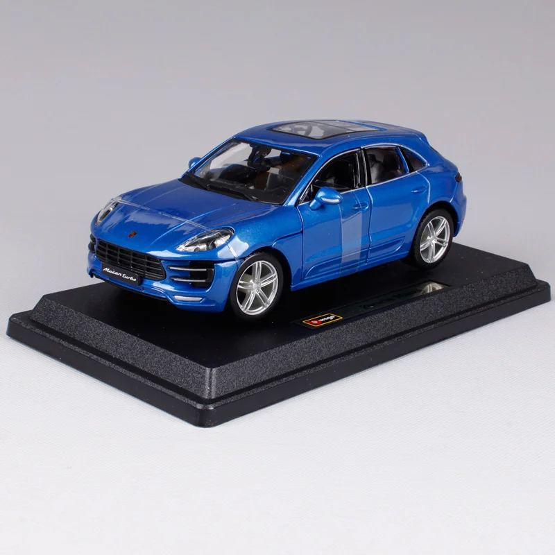 Bburago 1:24 Porsche Macan SUV Car Black blue Diecast Model Toy Adult toy collector New In Box Free Shipping 21077 | Игрушки и хобби