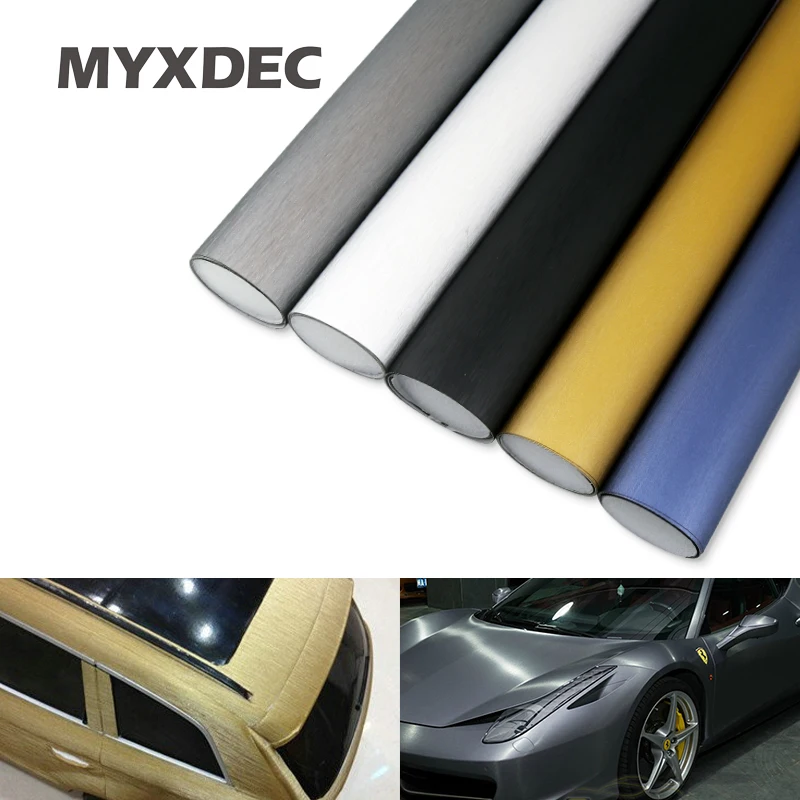 Матовая виниловая пленка для рисования 100x30 см причесанный матовый стикер