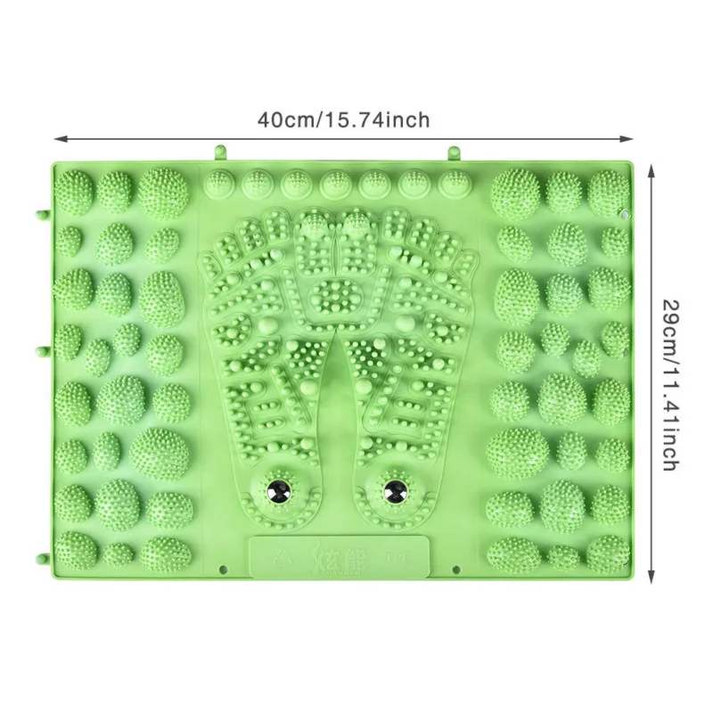

40*29cm Foot Massage Mat Acupuncture Point Massage Promote Blood Circulation Decompression Shiatsu Board Chinese Foot Therapy