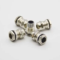 3 pcs stainless steel pg7 3 0 6 5mm waterproof connector cable gland
