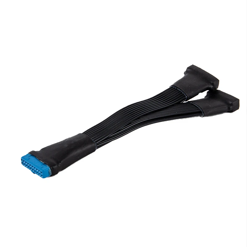 19-контактный к USB 3 0 20-контактный 1to2 Удлинительный кабель для материнской платы