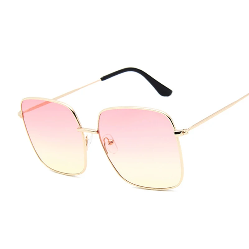 

Big Frame Black Shades Oversized Sunglasses Women Square Brand Designer Vintage Fashion Sun Glasses Female Oculos De Sol