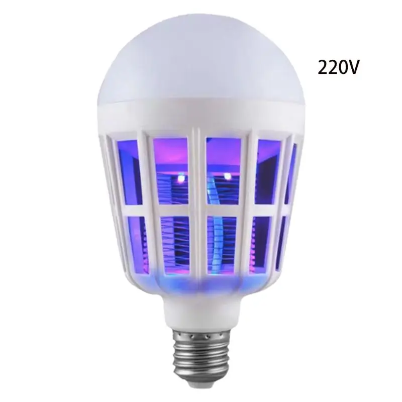 

Bug Zapper Light Bulb 2 in 1 Fly Killer Lamp E27 Led Electronic Insect Mosquito M2EE