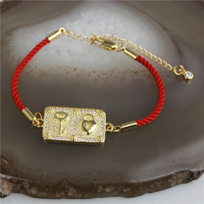 10 шт./лот новый дизайн cz Соединительный браслет покрытый милым кубическим