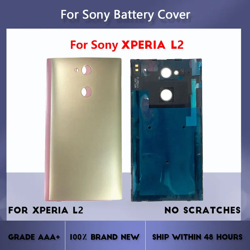 

Задняя крышка батарейного отсека для Sony Xperia L2 H4311 H3311 H4331 h3321с запасными частями, для корпуса Sony Xperia L2, задняя Замена