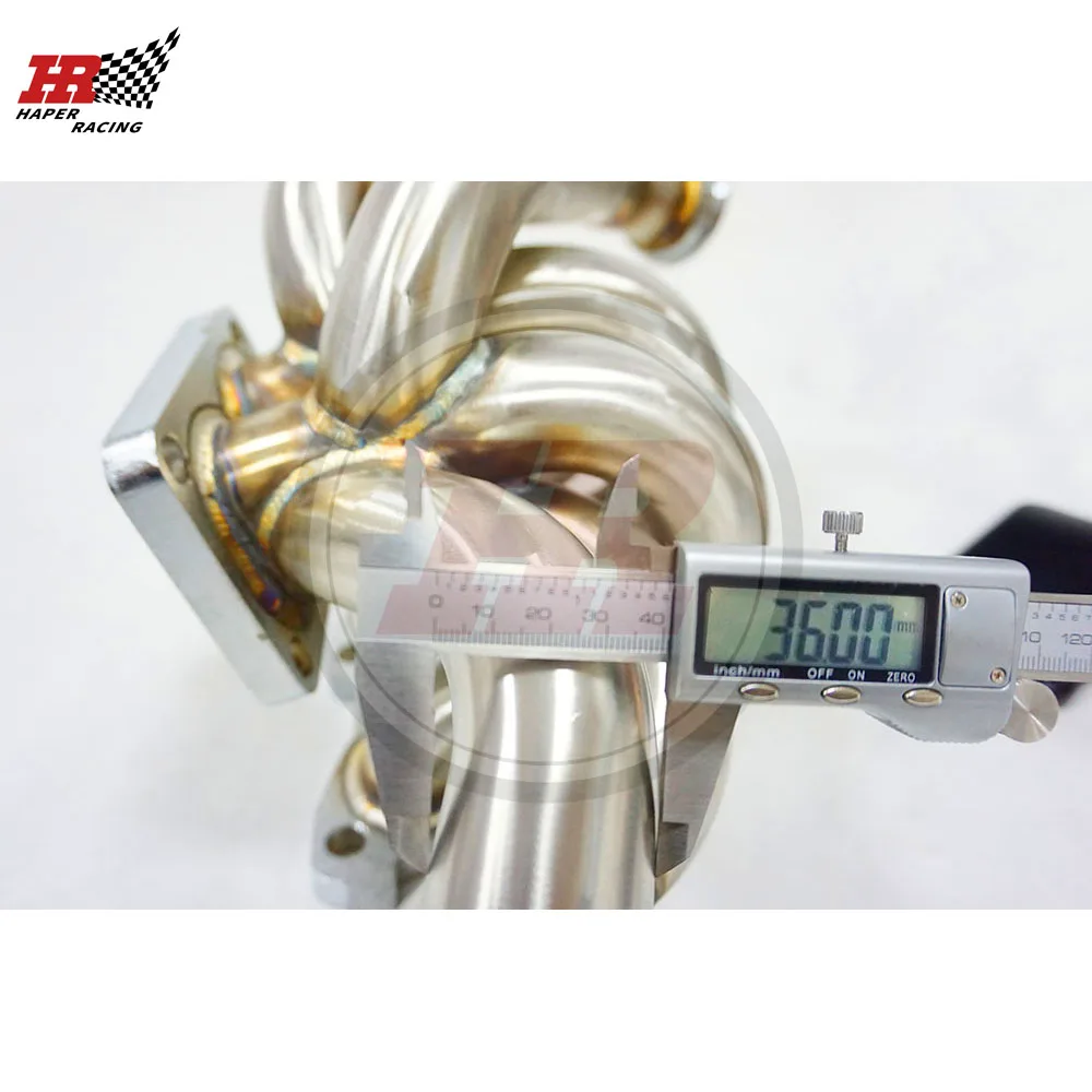 HAPER RACING SS321 3 мм верхнее крепление Vband турбоколлектор для 240SX S13 S14 R32 R31 RB20 RB25 1989-1999 |