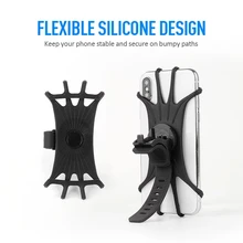 Bike Phone Holder Bicycle Mobile Cellphone Holder Motorcycle Suporte Celular For iPhone Samsung Xiaomi GPS Clip Quick Mount
