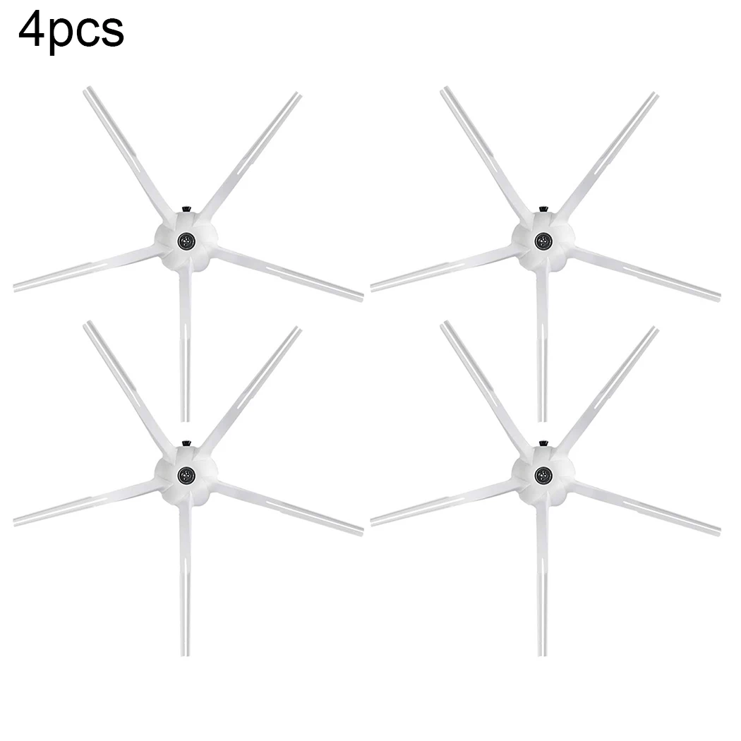 

4Pc Side Brush Soft Silicone For Roborock S5 S6 S50 S51 Vacuum Cleaner Replaceable Household Cleaning Tools Parts