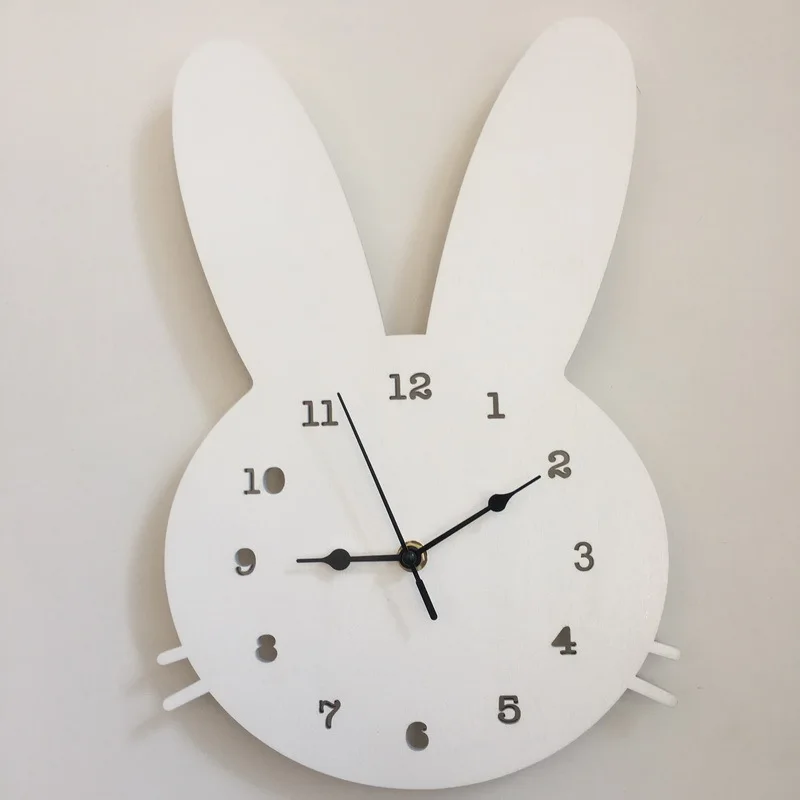 

Living Room Silent Wall Clocks Cartoon Mute Watch Home Decor Kids baby reloj para decorar pared horloge reloj de pared murale