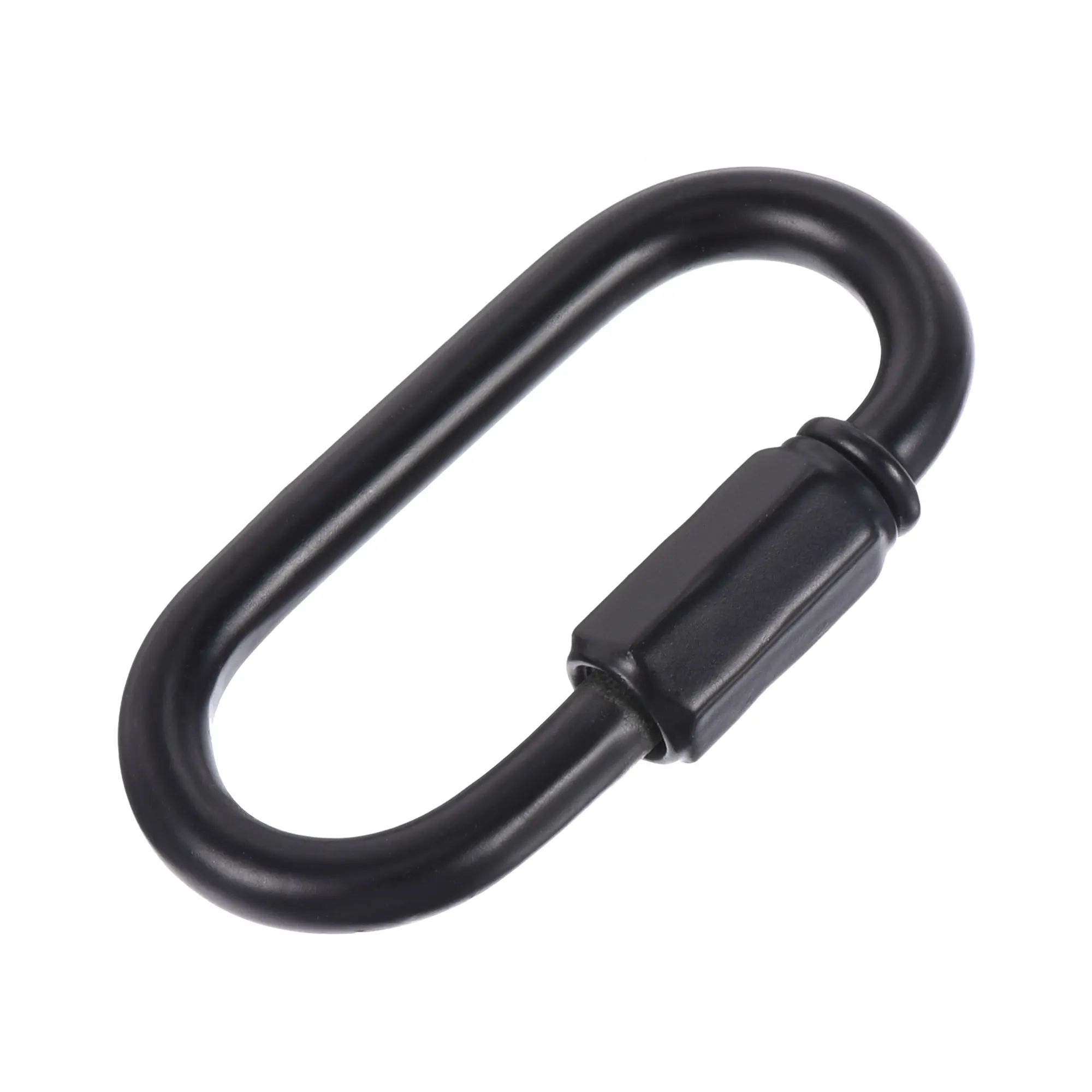 

Uxcell Chain Connector 5mm Oval Shape Quick Link Screw Lock Clips Black 6 Pcs