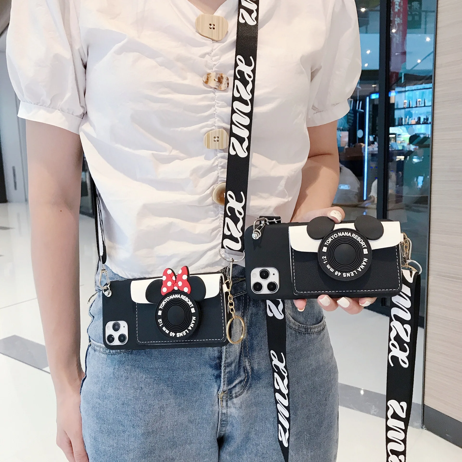 Lanyard Cute leather Wallet TPU Phone Case For Xiaomi Redmi 11 10S 10 pro 5G 11E 11T 10X 10 11S
