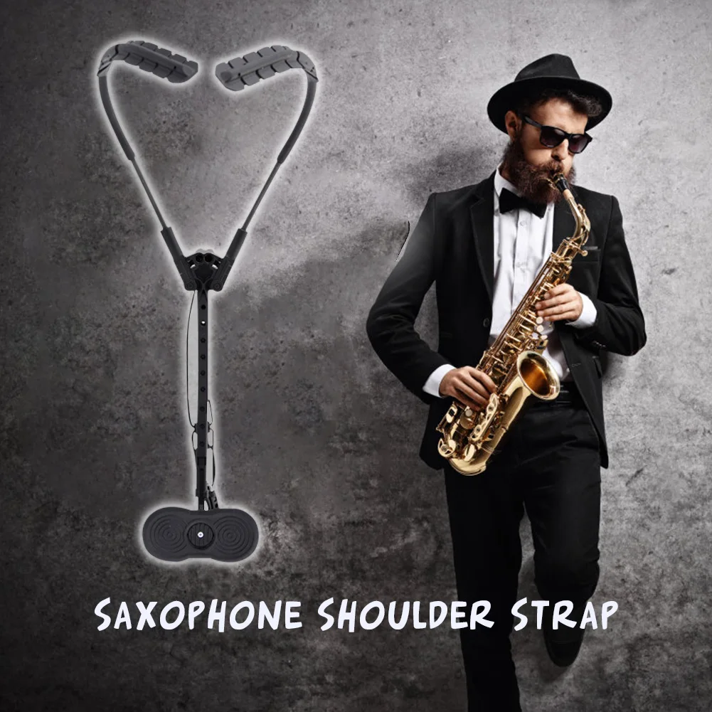 

Adjustable Saxophone Strap Alto Treble Tenor Saxophone Strapped Adult Children Shoulder Neck Protector Supplies