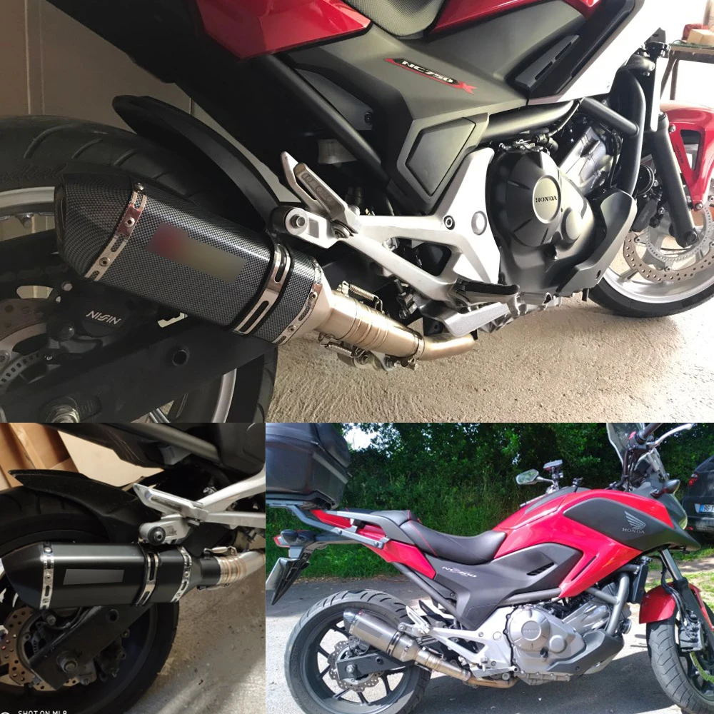 Мотоцикл глушитель среднего шланга подключения для HONDA NC700 NC750 2012 - 2017 2016 NC700X NC750X