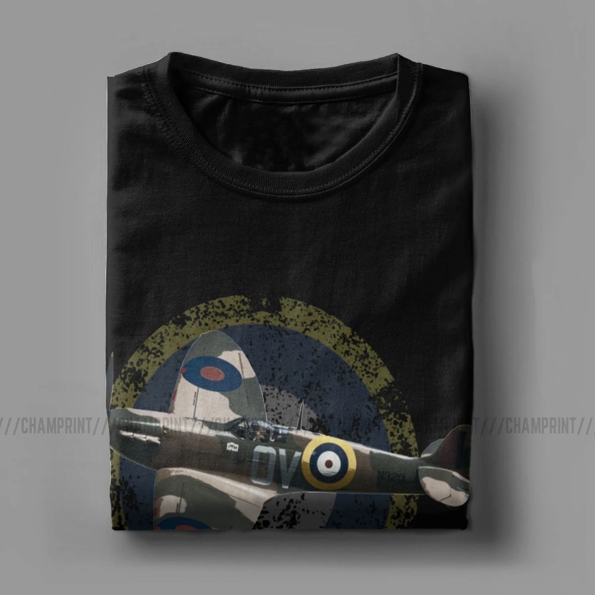 Мужская футболка из хлопка с короткими рукавами британская RAF supersea Spitfire Fighter Plane WW2