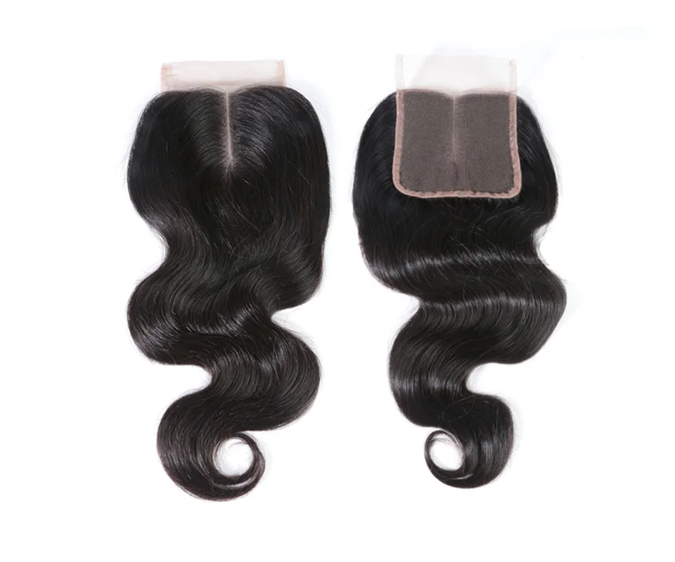 Ali queen hair HD прозрачное кружевное закрытие бразильские волосы с высоким коэффициентом объемной волны remy волосы 4x4 закрытие шнурка 1"-20" натуральный цвет