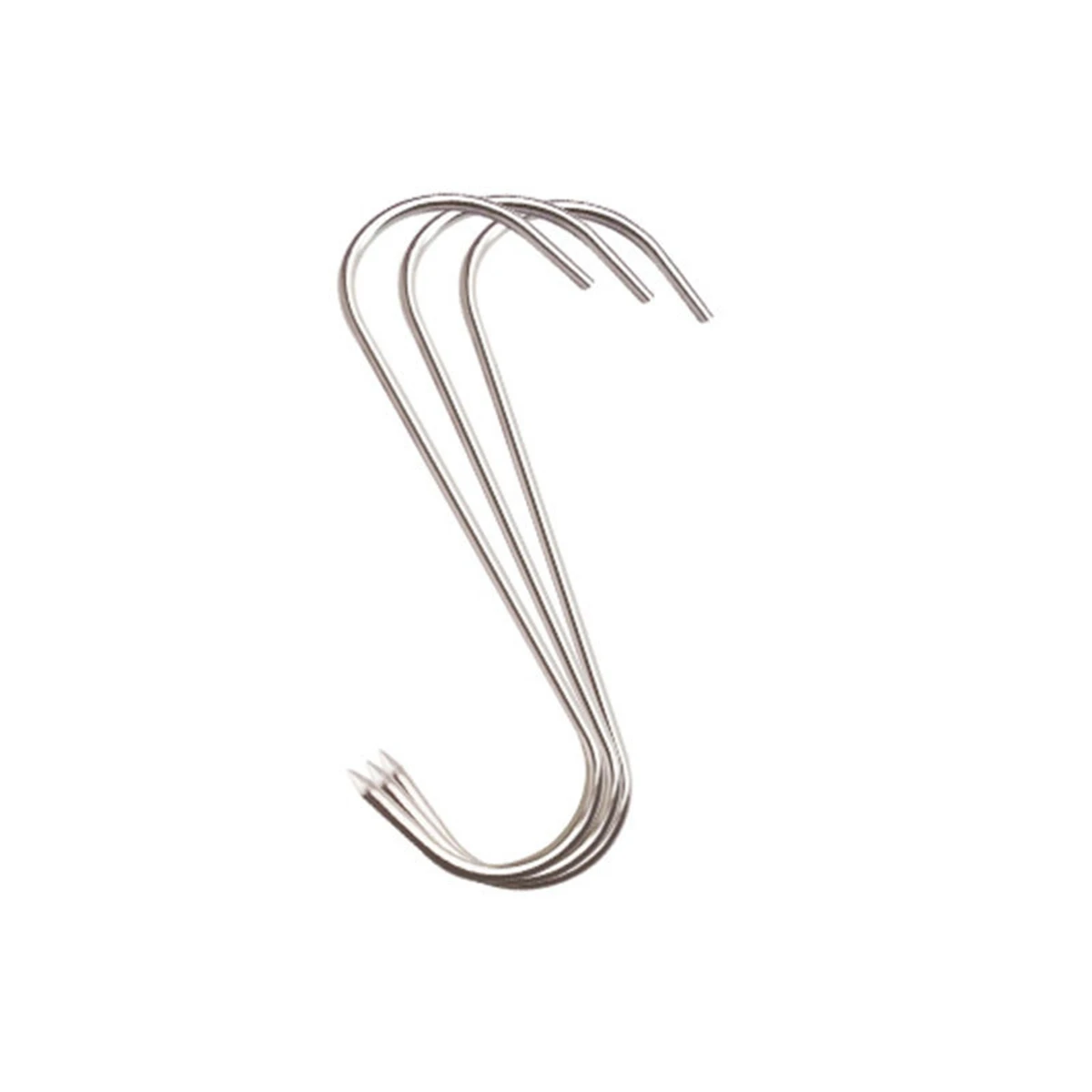Крючки S для мясника кухонные из нержавеющей стали приготовления бекона колбасы