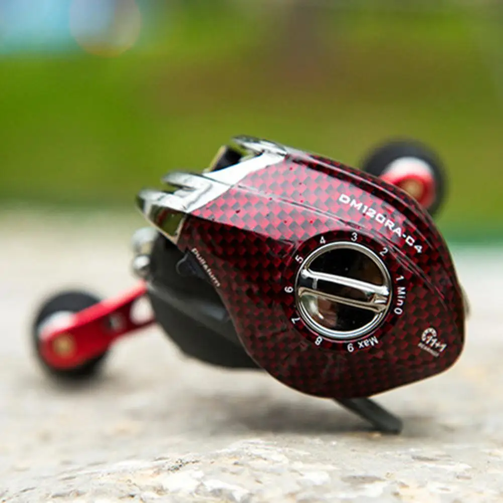 12BB 6.3:1 Left Right Hand Bait Casting Reel High Speed Sea Lure Fishing Reels Low-Profile | Спорт и развлечения
