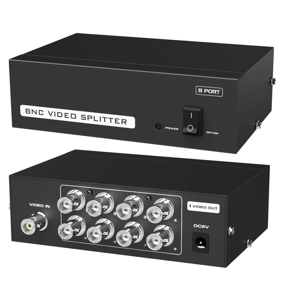 

4-port Active BNC video splitter converter CCTV DVR Composite Video BNC box(not SDI Splitter box)