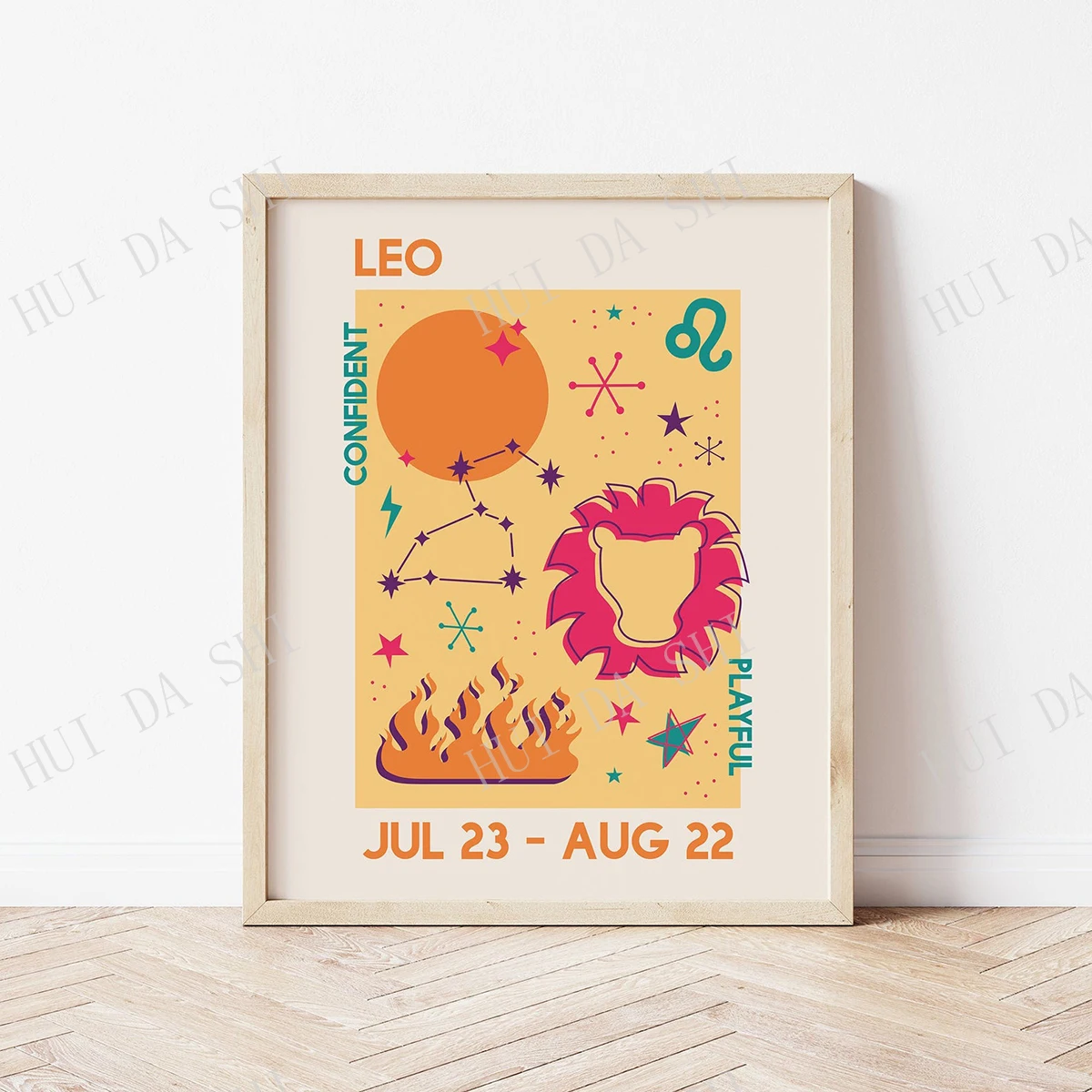 6 из двенадцати созвездия зодиака цифровое искусство | Абстрактная Астрология