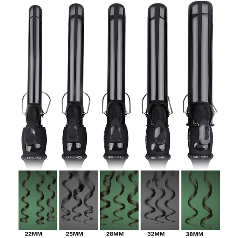 Щипцы для завивки волос профессиональные щипцы 19/22/25/28/32/38 мм ЖК цифровой ролик