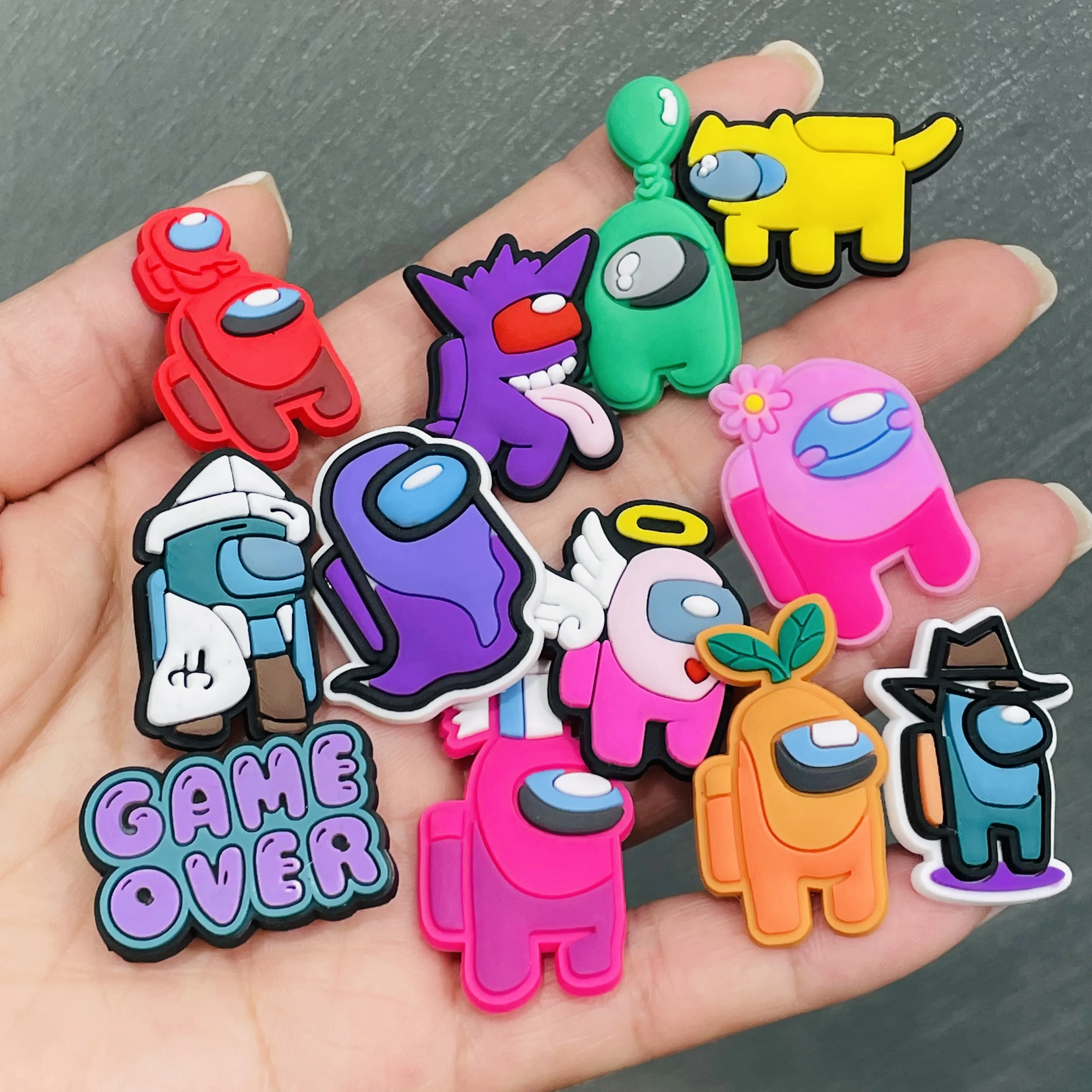 

Hot Sale Robot Shoe Charms Accessories Hot Games Shoe Decorations Cartoon Croc Popular Ornaments Kids Adult Gift