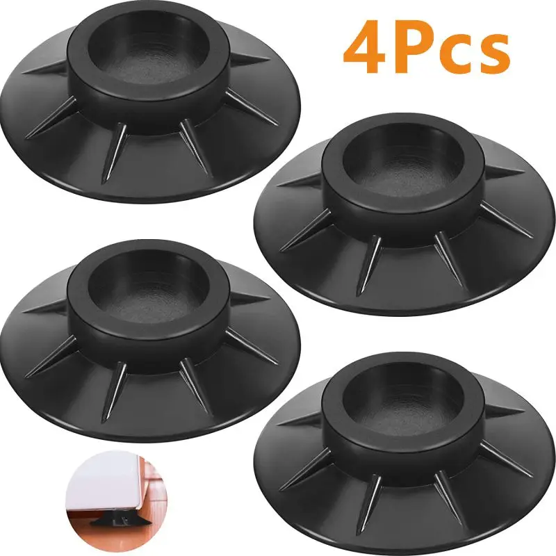 

4Pcs Anti Vibration Feet Pads Rubber Legs Slipstop Silent Skid Raiser Mat For Washing Machine Support Dampers Stand Non-Slip Pad