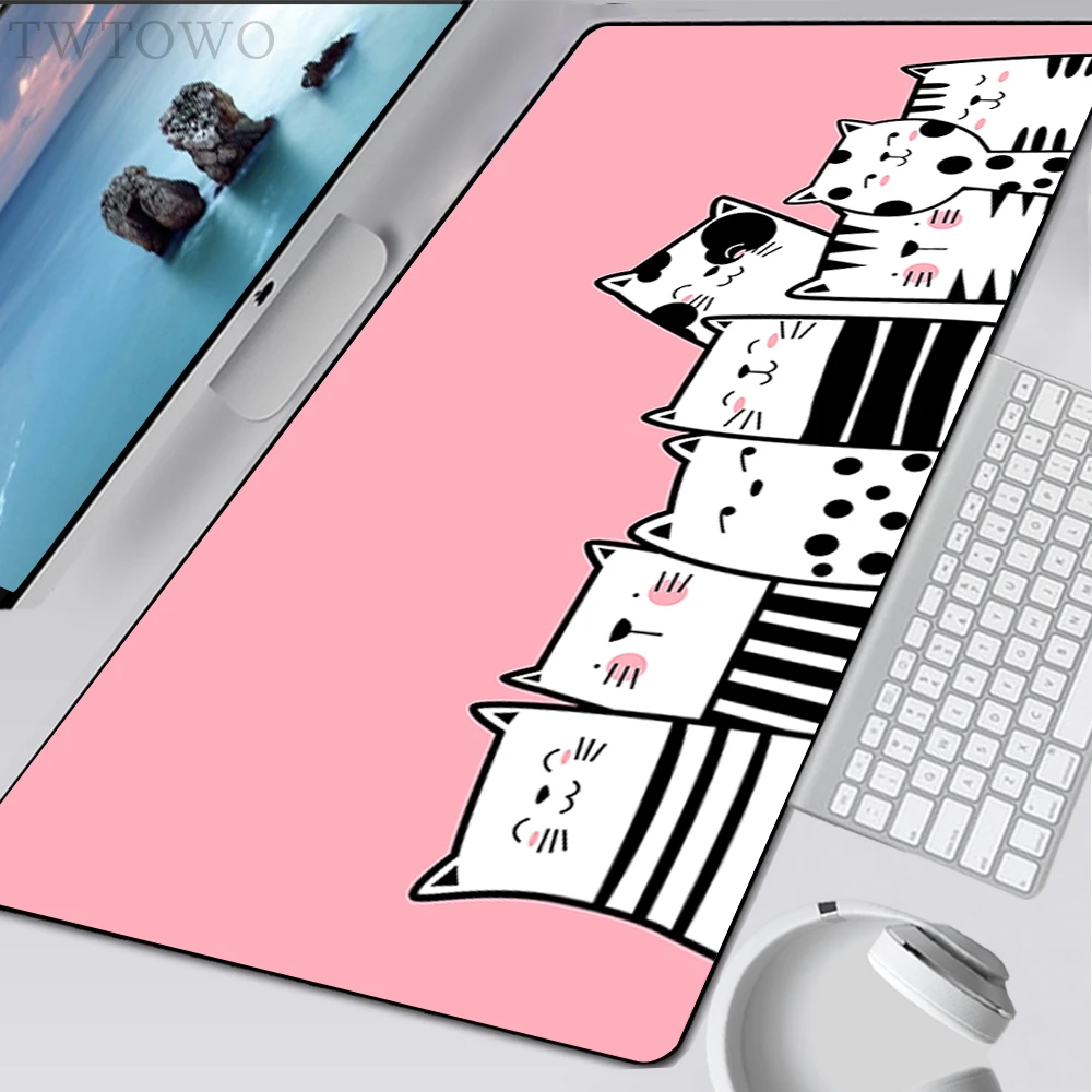 

Mouse Pad Gamer Large HD Home Custom Mouse Mat Desk Mats MousePads Cute Baby Cat Paw Carpet Laptop Soft Natural Rubber Mice Pad