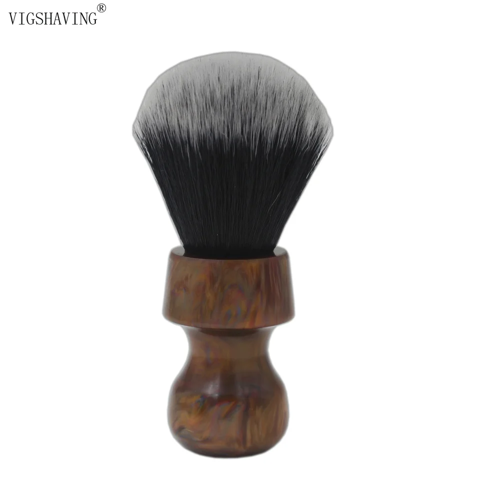 24 мм узел смолы ручка синтетических волос кисти для бритья мужчин парикмахера