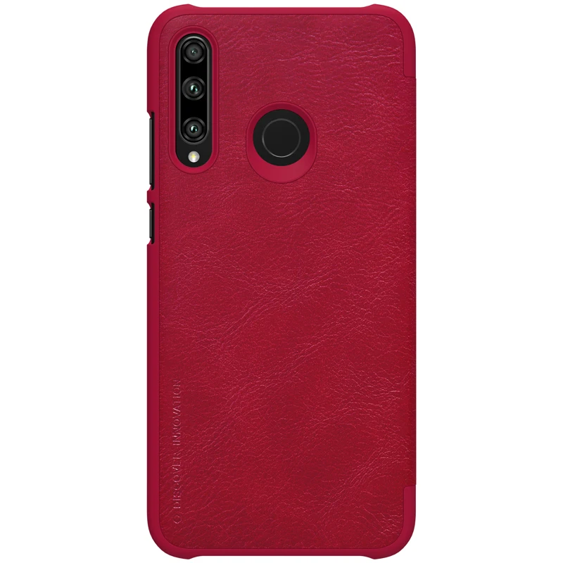 Красный Для huawei Honor 20i 10i 20 lite Бизнес Флип из искусственной кожи чехол NILLKIN задняя крышка кошелек чехол s со слотом для карт телефон оболочка - Цвет: Красный