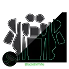 Коврик для подставки под ворота, для Toyota Harrier 60, Серия A, XU60, 2014, 2015, 2016, автомобильный коврик