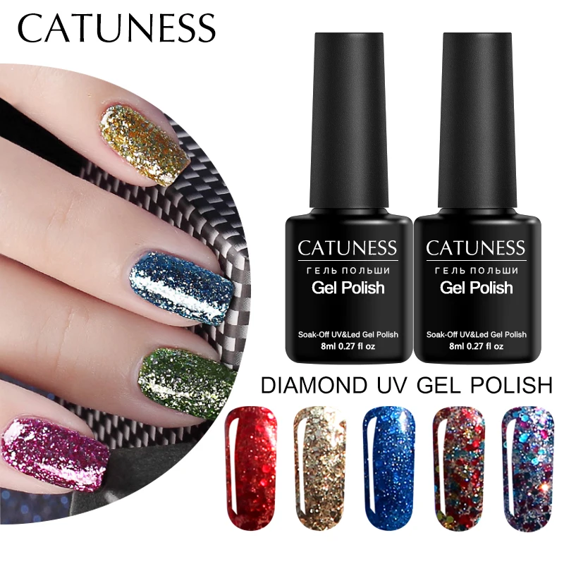 CATUNESS супер клейкая УФ гель для ногтей Клей DIY Стразы маникюра драгоценные камни