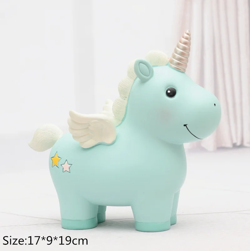 Единорог лошадь копилка анти разрыв столешница орнамент Креативные украшения