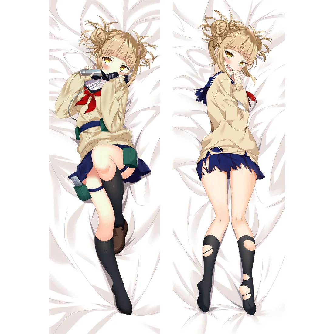 

Anime Boku No My Hero Academia Cross My Body Himiko Toga Cosplay Hugging Body Pillow Case Prop