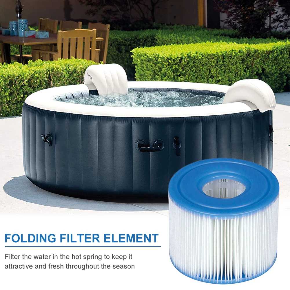 

Intex PureSpa Type S1 Swimming Pool Filters Cartridge for 29001E PureSpa Inflatable Swimming Pool Filter Catridge