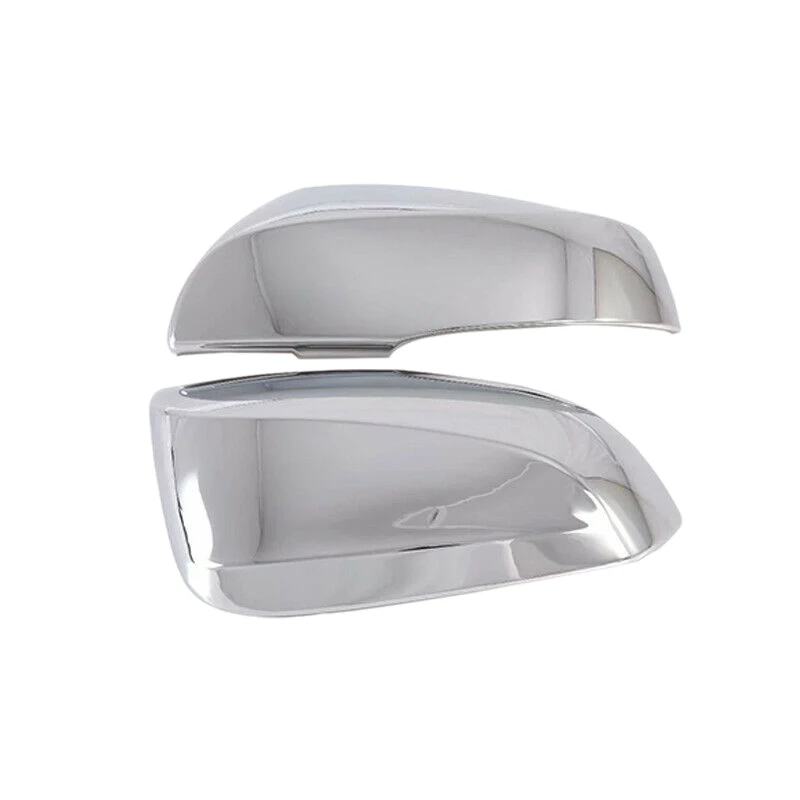 2 шт. Автомобильная Серебристая хромированная боковая крышка зеркала заднего