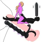 Силиконовая Анальная бусина для массажа простаты мастурбатор бутафория взрослые секс-игрушки для женщин мужчин пар геев мастурбатор Пуля 10 вибратор
