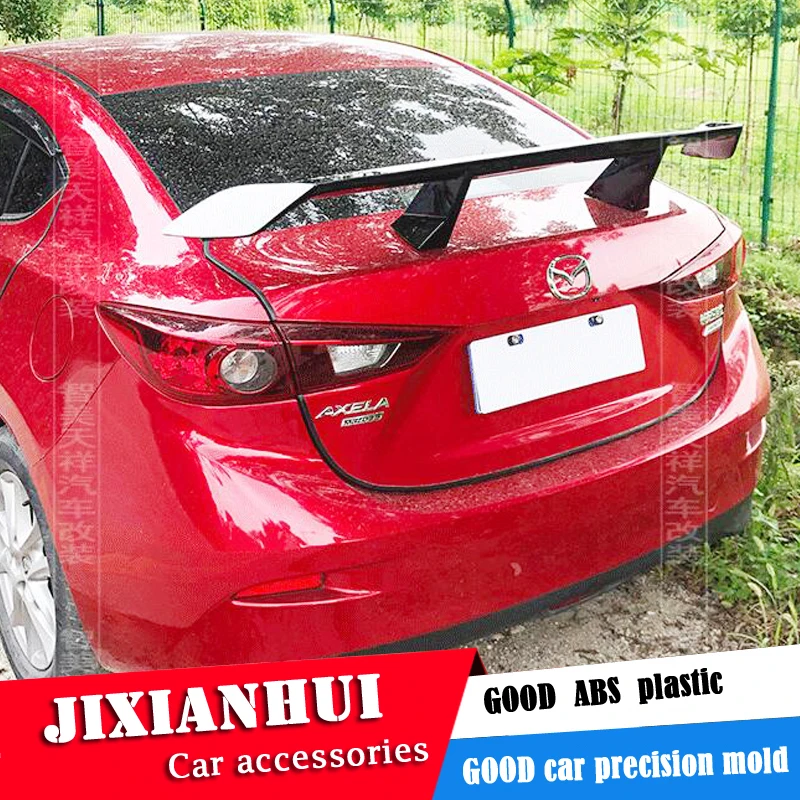 

Универсальный Спойлер для Mazda 3 Axela Sedan 2006-2018, спойлер для Mazda 3 из АБС-пластика, цветное заднее крыло автомобиля, задний спойлер