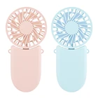 Висит шеи вентилятор Портативный мини USB Перезаряжаемые 5V 3 Скорость Лето охладитель воздуха небольшой портативный электрический вентилятор охлаждения для дома и путешествий