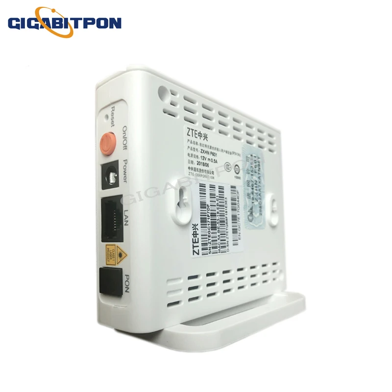 

Free shippin zte F601 GPON ONT ONU fiber optic terminal Gpon SC UPC terminal 1GE interface English version without power and box