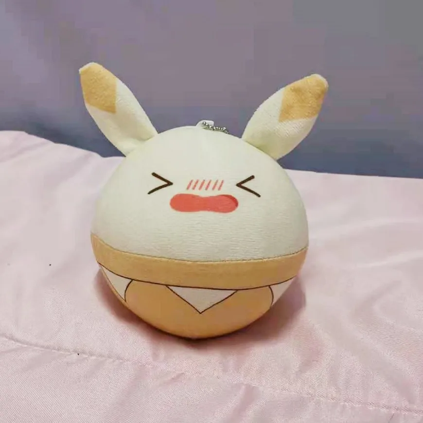 

Game Genshin Impact Klee Ganyu Keqing Bomb Dango Cosplay Bear Plush Stuffed Doll Toy Kids Xmas Gift
