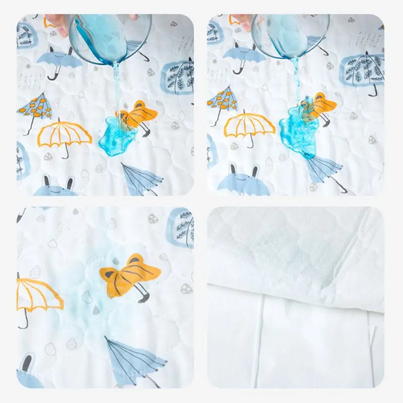 

Infant Baby Changing Mat Portable Waterproof Mattress Reusable Changing Diaper Station Newborn Diaper Pad