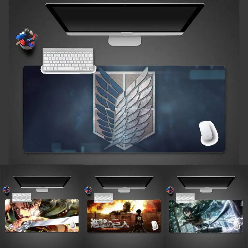 

Attack on Titan Comfort Mouse Mat Gaming Mousepad Game Office Work Mouse Mat pad X XL Non-slip Laptop Cushion mouse pad