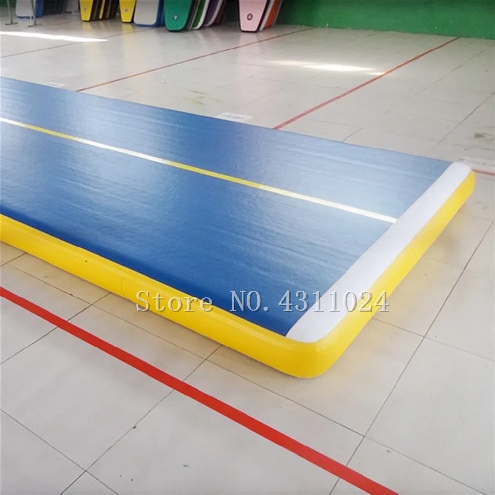 Купить Надувная гимнастическая акробатическая воздушная дорожка 26 футов на 3,3 фута, маты для гимнастики чирлидинга (толщина 8 дюймов)