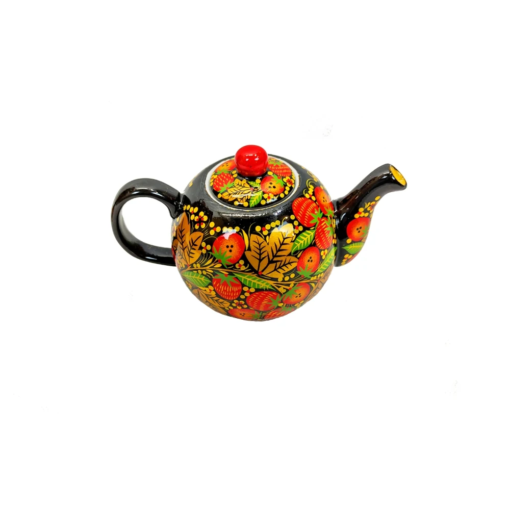 Самовар электрический 3л в наборе с росписью Хохлома | Бытовая техника