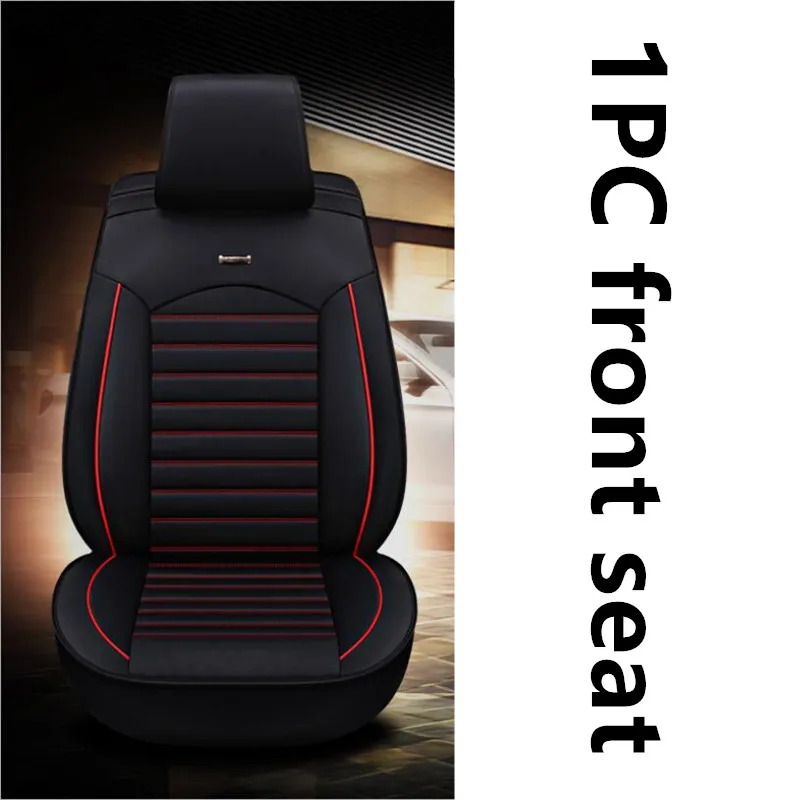 1pc Standard Edition Высококачественные Универсальные автомобильные чехлы из искусственной кожи для prado 120 150 toyota camry 2005 2007 2008 2009 land cruiser corolla 2011 - Название цвета: 1pc Standard Edition