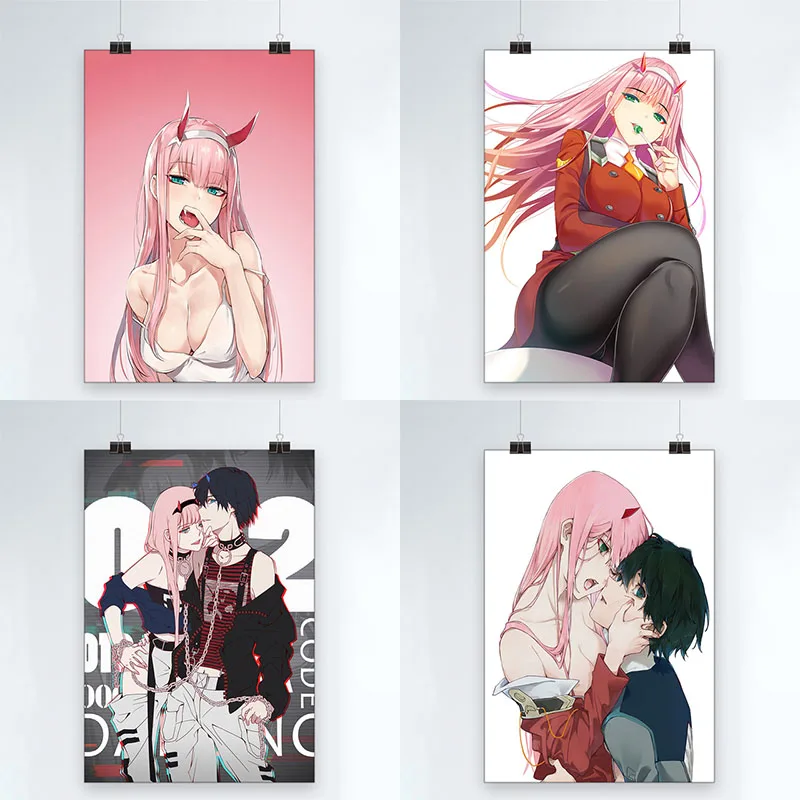 

Japanese Anime Darling In The Franxx Poster Canvas Painting Wall Picture Mural Bedroom Home Decoration