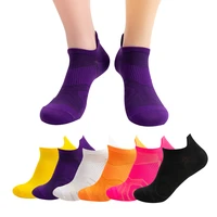 3 pairs solid womens short ankle socks women sports streets candy colors socks soft compression socks set purple unisex socks