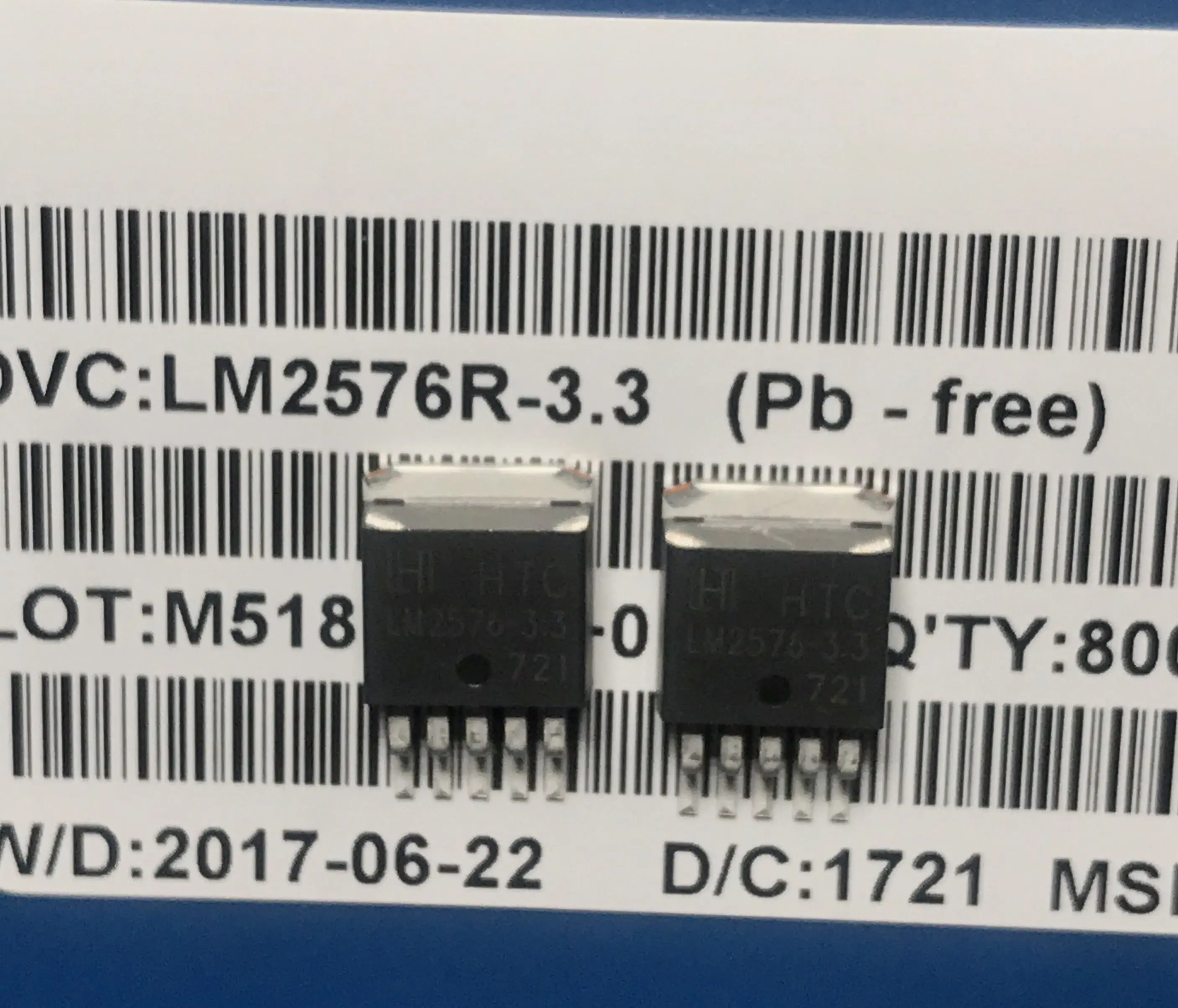 

5 шт. LM2576R-3.3 2576r-3. 3 TO-263 Новинка