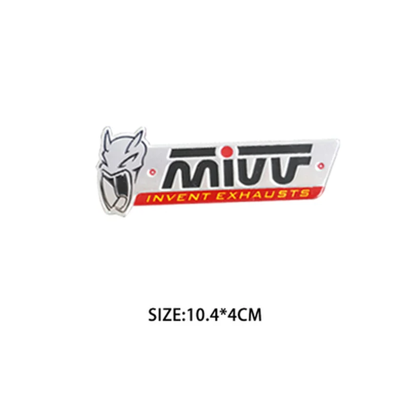2 шт. универсальные алюминиевые 3D-наклейки на выхлопную трубу |